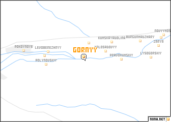 map of Gornyy