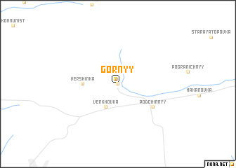 map of Gornyy