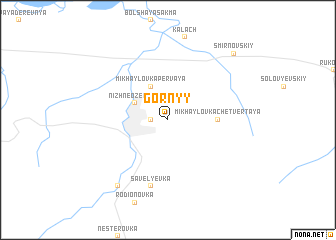 map of Gornyy