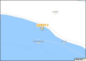 map of Gornyy