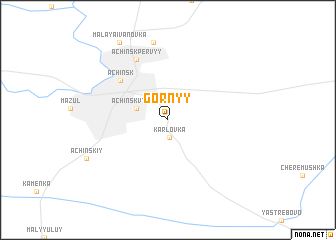 map of Gornyy