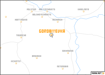 map of Gorobiyevka