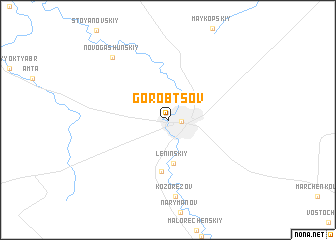 map of Gorobtsov