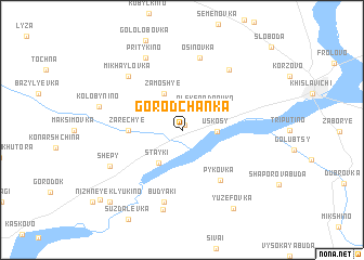 map of Gorodchanka