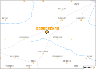 map of Gorodechna