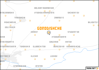 map of Gorodishche