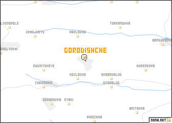 map of Gorodishche