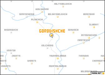 map of Gorodishche