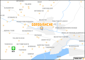 map of Gorodishche