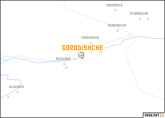 map of Gorodishche