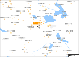 map of Gorodki