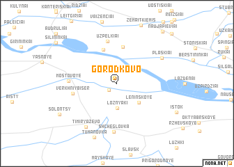 map of Gorodkovo