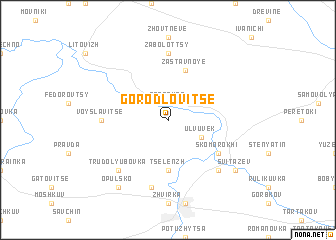 map of Gorodlovitse