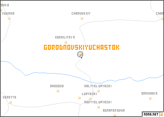 map of Gorodnovskiy Uchastok