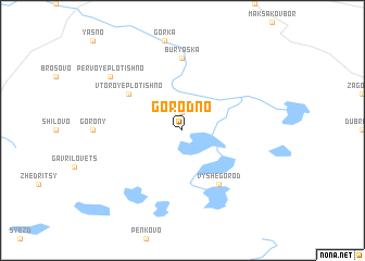 map of Gorodno