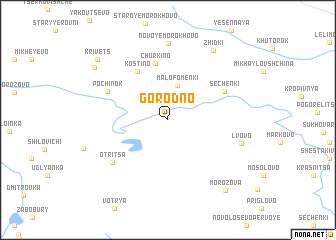 map of Gorodno