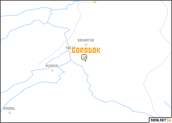 map of Gorodok