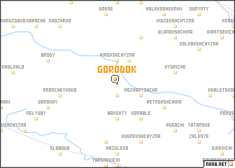 map of Gorodok