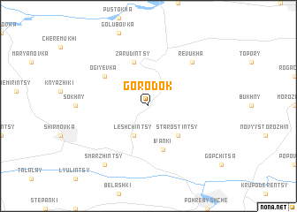 map of Gorodok