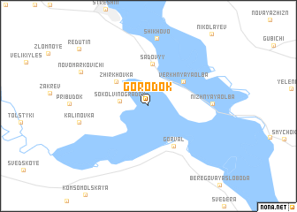 map of Gorodok