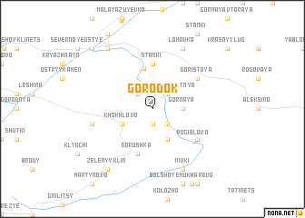 map of Gorodok