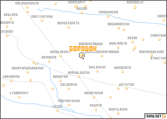 map of Gorodok