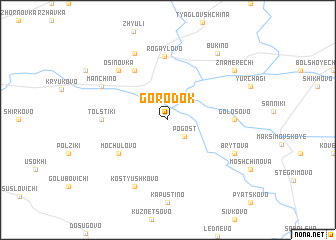 map of Gorodok