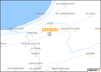 map of Gorodok