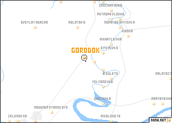 map of Gorodok