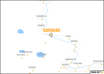 map of Gorodok