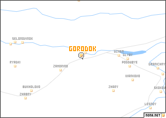 map of Gorodok