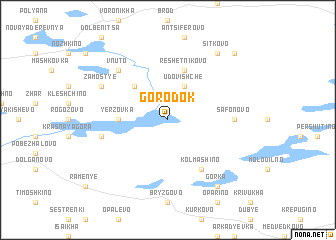 map of Gorodok