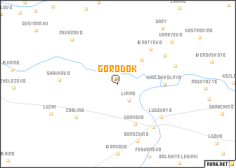 map of Gorodok