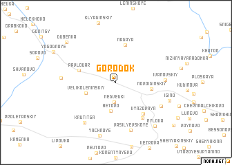 map of Gorodok