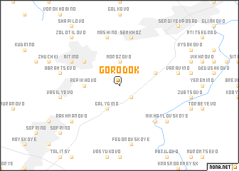 map of Gorodok