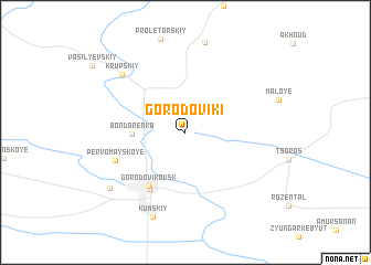 map of Gorodoviki