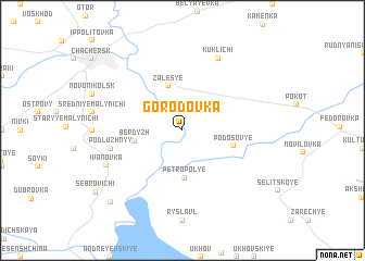 map of Gorodovka