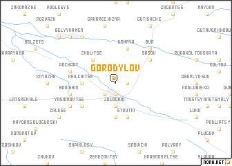 map of Gorodylov