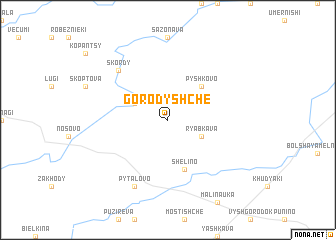 map of Gorodyshche