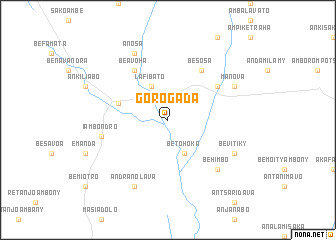 map of Gorogada