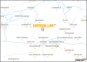 map of Görögállás