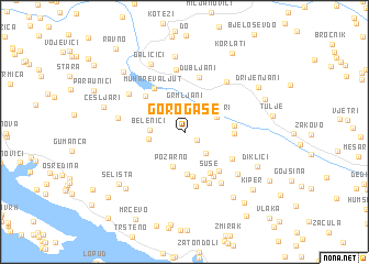 map of Gorogaše