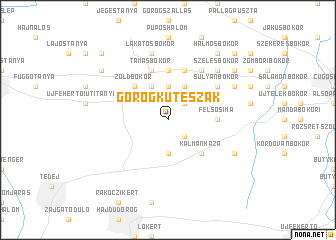 map of Görögkút Észak