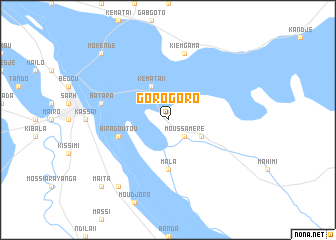 map of Goro Goro