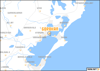 map of Gorokan