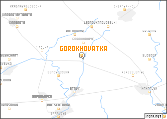 map of Gorokhovatka