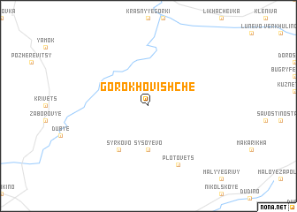 map of Gorokhovishche