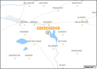 map of Gorokhovka