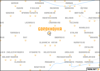 map of Gorokhovka