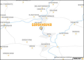 map of Gorokhovka